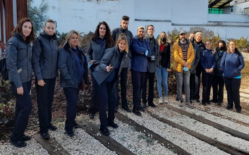 Los alumnos de la Escuela Profesional Dual Tentudía 21 visitan la Comarca de Tierra de Barros