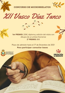 Presentado el Concurso de Microrrelatos `XII Vasco Díaz Tanco´ de Fregenal de la Sierra