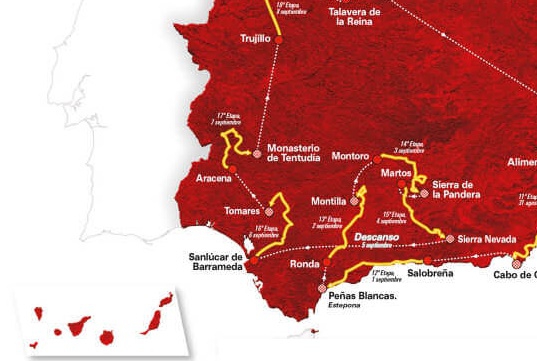 Unipublic oficializa la etapa de La Vuelta Ciclista a España por la comarca con final en el Monasterio de Tentudía