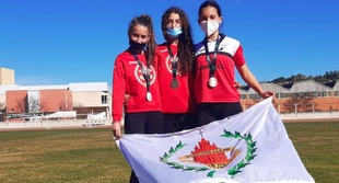 Las monesterienses Claudia Ríos y Claudia Martínez, oro y bronce en el Campeonato de Extremadura
