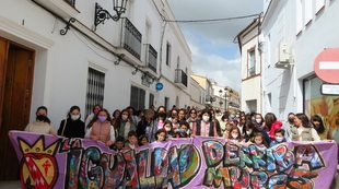 La II Marcha por la Igualdad en Monesterio cerró el programa de actividades conmemorativas del 8M