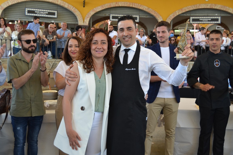 Alejandro Martín gana el XIV Concurso nacional de Cortadores en Jerez de los Caballeros