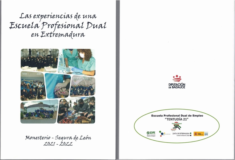 Sale a la luz el libro `Las Experiencias de una Escuela Profesional Dual en Extremadura (Monesterio - Segura de León 2021/2022)