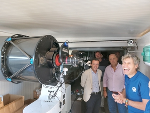 El presidente de la Diputacin de Badajoz ha comprobado en Fregenal la importancia y el auge del astroturismo en la provincia 