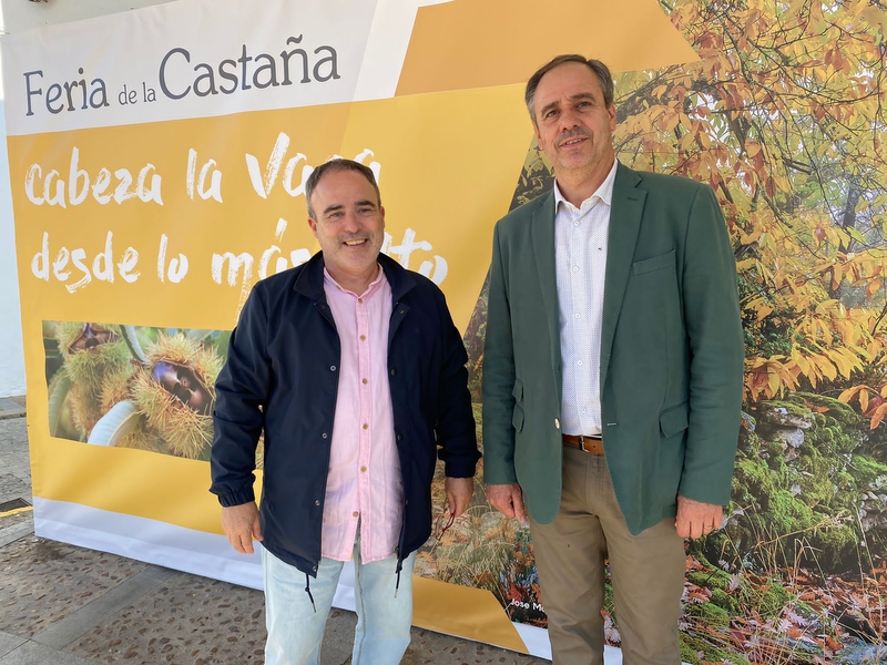 Francisco Martín anuncia que la Feria de la Castaña de Cabeza la Vaca es candidata a ser Fiesta de Interés Turístico Regional en los próximos años