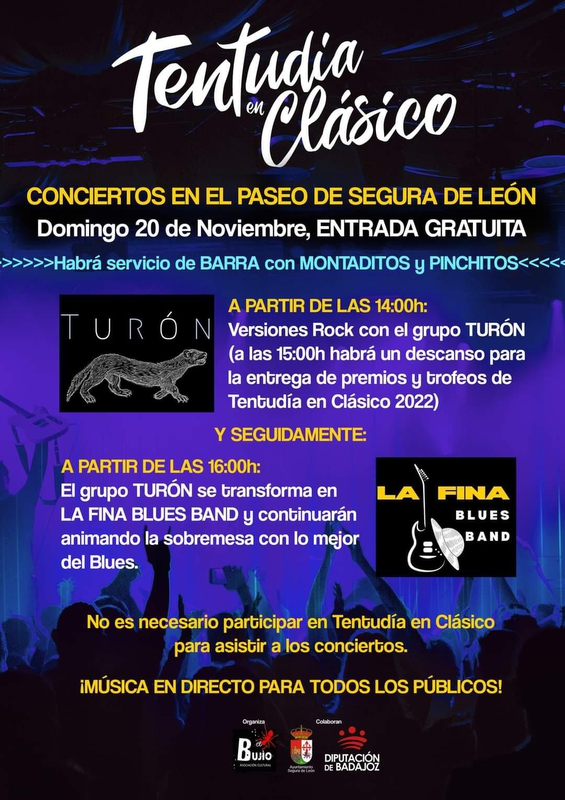 La banda de Turón participará en `Tentudía en Clásico este domingo en Segura de León