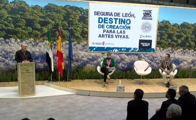 `Segura de León. Destino de creación para las artes vivas era presentada en Fitur