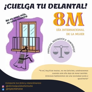 La Mancomunidad de Tentudía reivindica el Día Internacional de la Mujer con la campaña `Cuelga tu delantal!