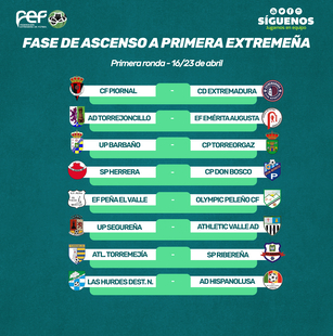 La UP Segurea se enfrentar al Athletic Valle en la primera ronda por el ascenso a Primera Extremea