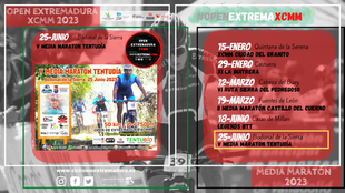 La V Media Maratn Tentuda en Bodonal de la Sierra proclamar a los/as campeones/as del Open de Extremadura XCMM