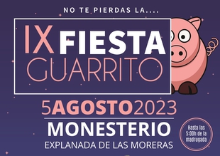 Monesterio celebrará su IX Fiesta del Guarrito el próximo 5 de agosto