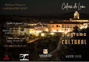 Presentada la programación cultura `Noches Mágicas´ durante agosto en Calera de León
