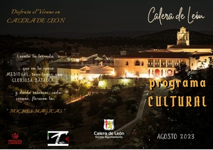 Presentada la programacin cultura `Noches Mgicas durante agosto en Calera de Len