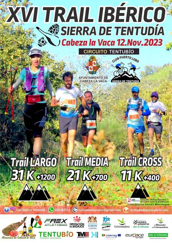 Abiertas las inscripciones para el XVI Trail Ibérico Sierra de Tentudía