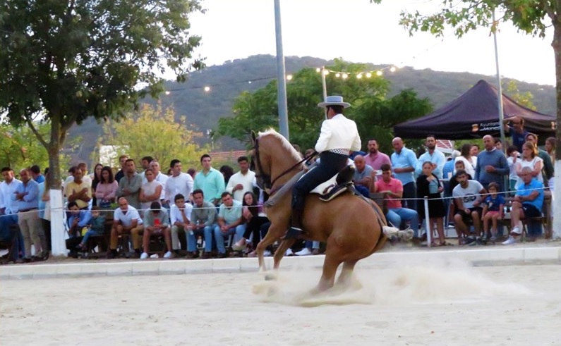 Álvaro Teba ganador del Concurso Nacional de Doma a la Vaquera de Monesterio 