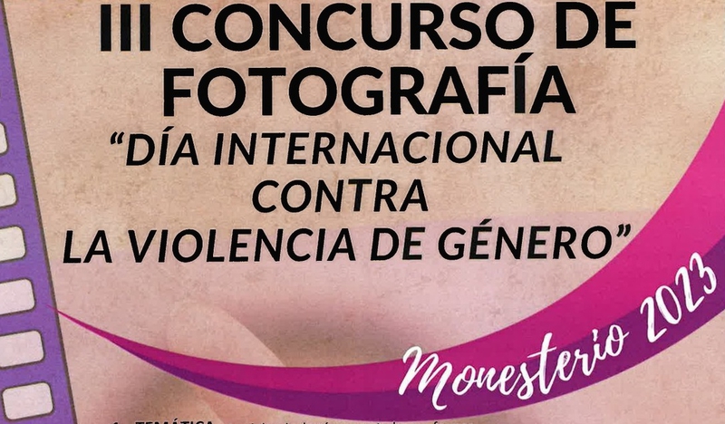 Convocado el III Concurso de Fotografías `Día Internacional Contra la Violencia de Género� en Monesterio
