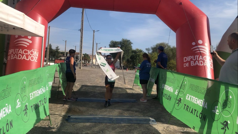 Fernando Méndez y María Remedios Mendoza ganan el X Duatlón Cros Monesterio