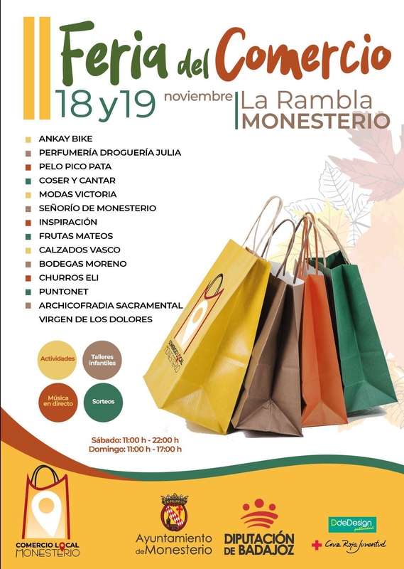 Presentada la programación de la II Feria del Comercio `La Rambla´ en Monesterio