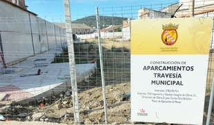El ayuntamiento de Monesterio retoma las obras para la construcción de 100 aparcamientos