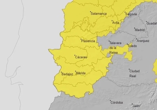 Activado el nivel amarillo por lluvias y viento en toda la comunidad este miércoles 27