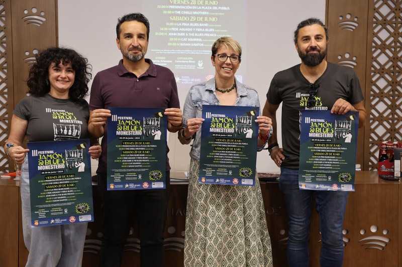 El III Festival Jamón&Blues se celebrará en Monesterio los días 28 y 29 de junio