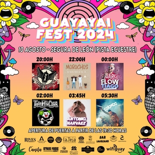 Trashtucada, Morochos y Flowtiago cabezas de cartel de la III edición del Guayayai Fest en Segura de León