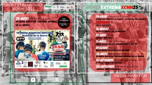 Bodonal de la Sierra acoge la quinta prueba del Open de Extremadura de Media Maratón BTT 2025