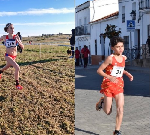 Lucía Candelario y Alonso Montero, de Fuente de Cantos y Fuentes de León, clasificados para el Campeonato de España Sub-14 Individual de Atletismo