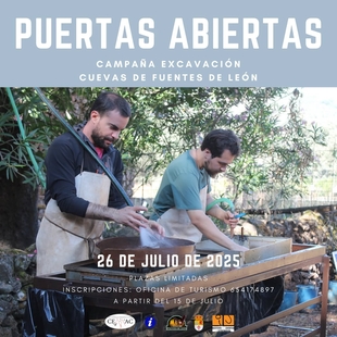 Jornada de Puertas Abiertas de la Excavación Arqueológica en Las Cuevas de Fuentes de León