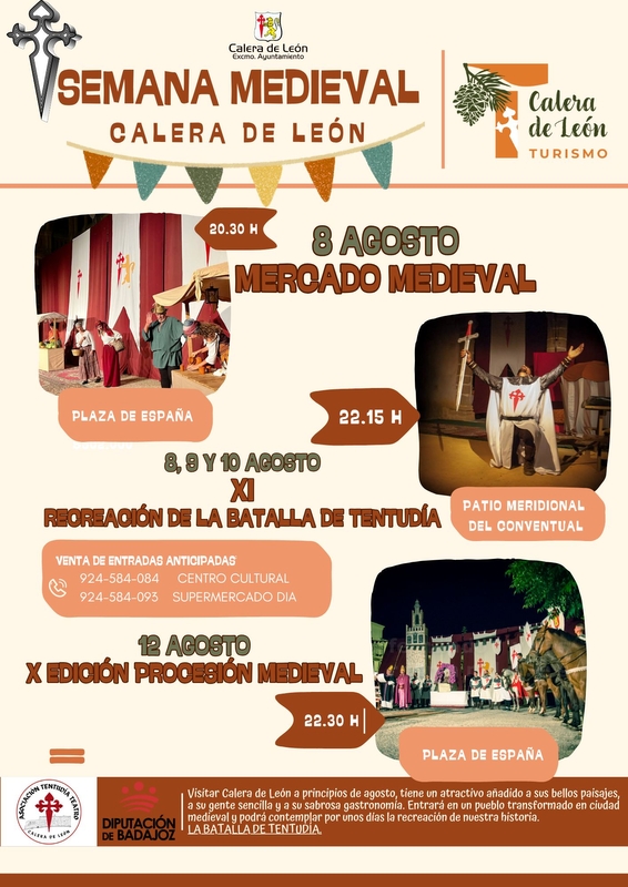 Calera de León celebra su Semana Medieval con diferentes actividades