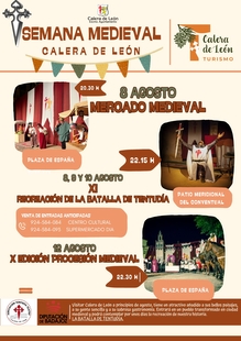 Calera de León celebra su Semana Medieval con diferentes actividades