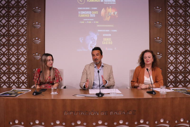 Cabezas anuncia un homenaje al fuentecanteño Paco Zambrano por parte de la Diputación en la presentación del V Festival Flamenco de Guareña