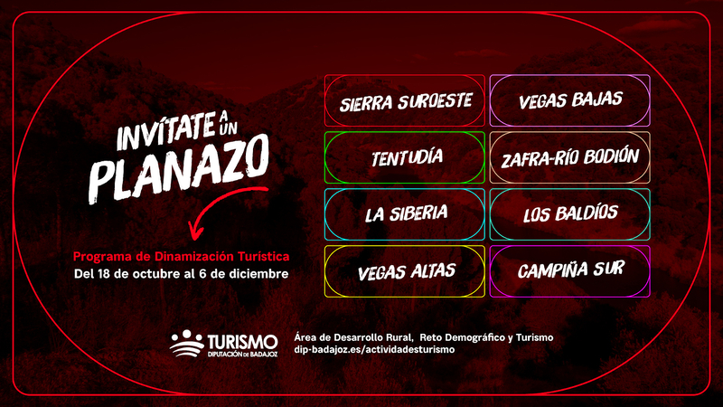 El Programa de Dinamización Turística `Invitate a un planazo´ llevará 10 actividades a la comarca de Tentudía