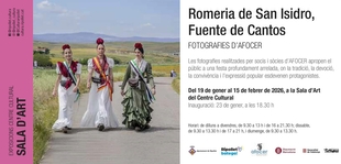 La Sala d'Art del Centre Cultural de Ripollet acogerá la exposición fotográfica `Romeria de San Isidro - Fuente de Cantos´