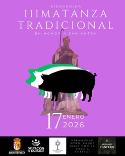 Bienvenida celebra su III Matanza Tradicional en honor a San Antón