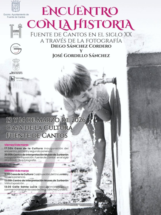 Las Jornadas `Encuentro con la historia. Fuente de Cantos en el siglo XX a través de la fotografía´ se celebran este fin de semana