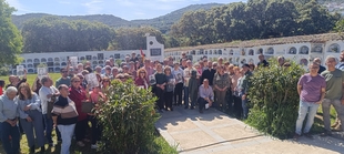 Celebrado en Cabeza la Vaca el acto de reparación tras el ataque al memorial de las víctimas del franquismo