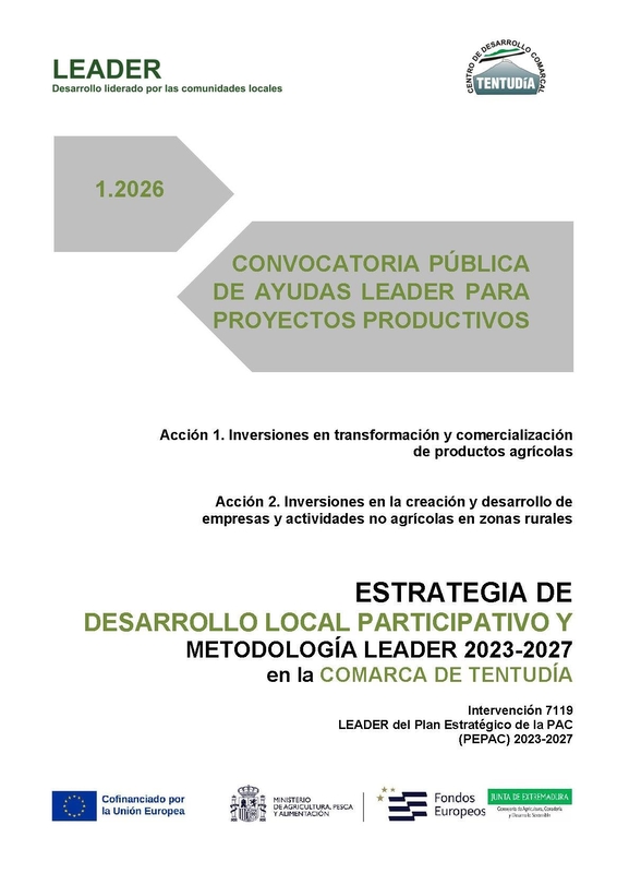 Permanece abierto el plazo para la presentación de solicitudes de ayudas Leader CEDECO-Tentudía