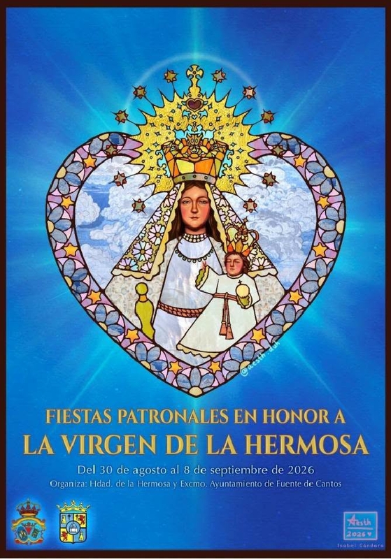 Fuente de Cantos se prepara para vivir sus Fiestas Patronales en honor a la Virgen de la Hermosa