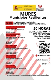 Abiertas las inscripciones para un nuevo curso del proyecto MURES sobre Educación y Gestión Ambiental, con una sede en Segura de León