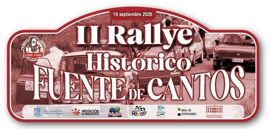 Suspendido el II Rallye Histórico de Fuente de Cantos por la baja participación