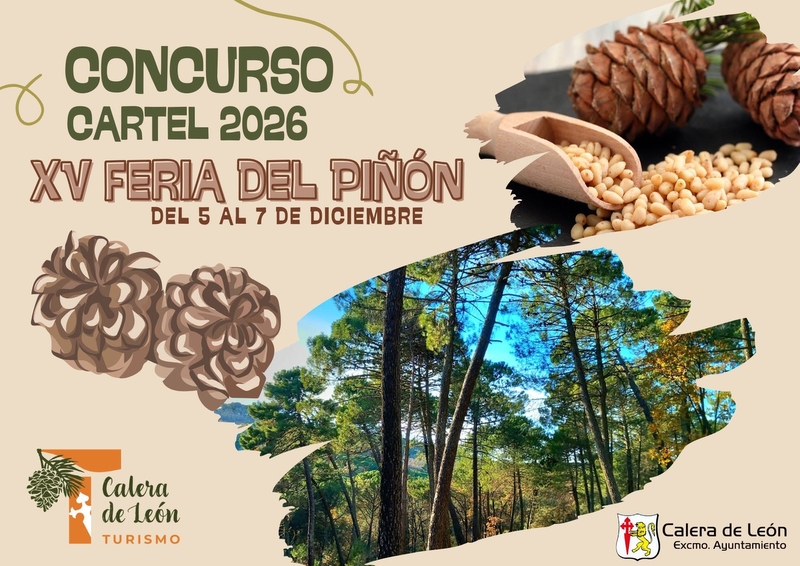 Calera de León abre el concurso para elegir el cartel de la XV Feria del Piñón 2026