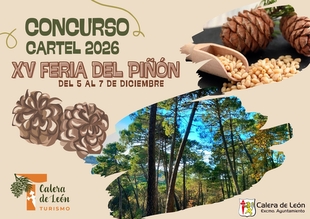 Calera de León abre el concurso para elegir el cartel de la XV Feria del Piñón 2026